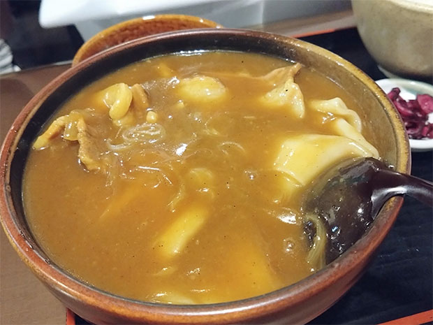 麺処酒処ふる川 暮六つ 相生店  カレー南蛮ひもかわ