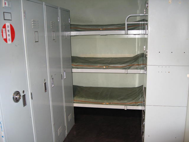 てつのくじら館 寝床