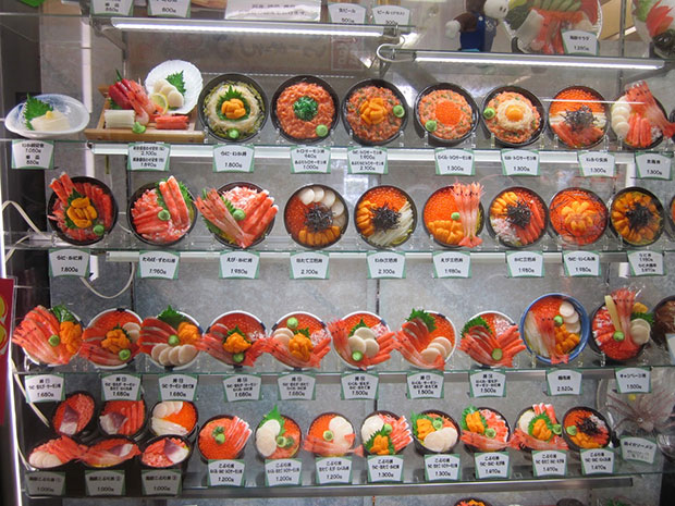 海鮮丼サンプル