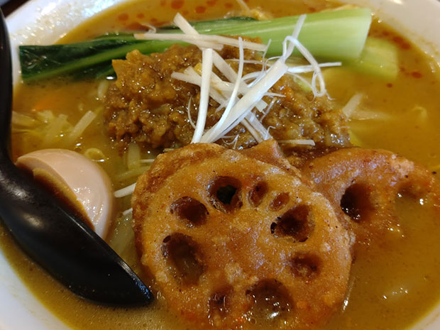 レンコンカレーラーメン