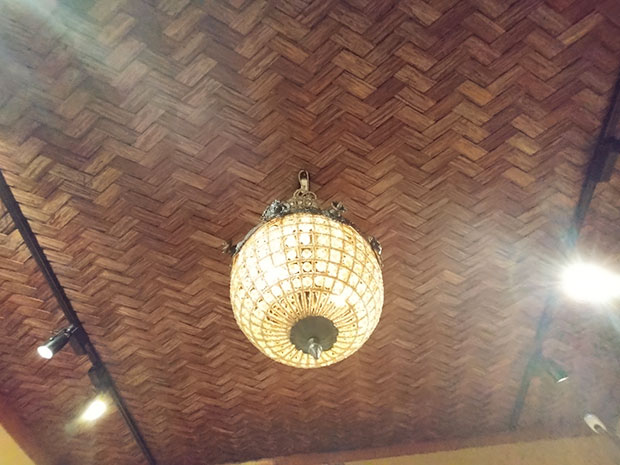 清閑亭 組子天井