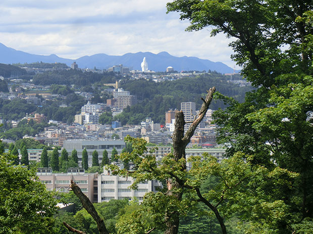 仙台城からの景色
