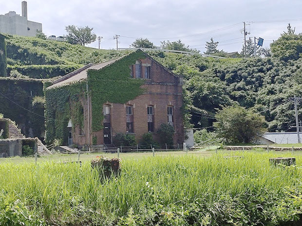 北沢浮遊選鉱場 煉瓦造りの火力発電所