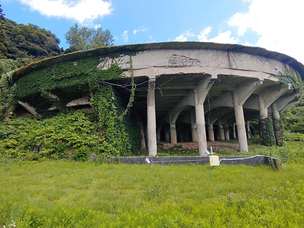 北沢浮遊選鉱場 シックナー