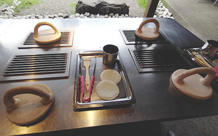 せんべい焼き体験