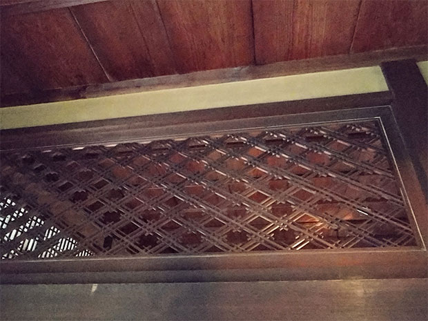 旧藤波家住宅 住宅 欄間