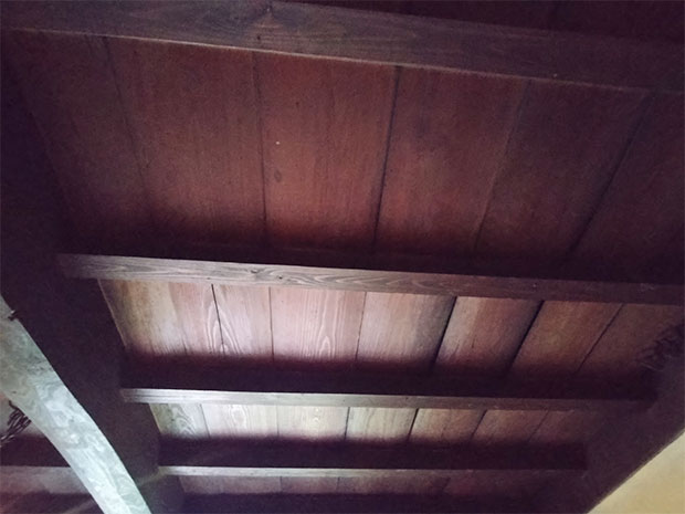 旧藤波家住宅 根太天井