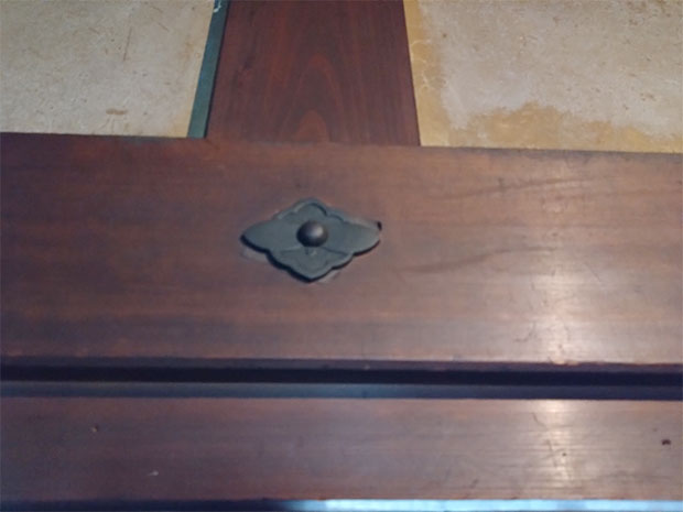 旧藤波家住宅 釘隠し