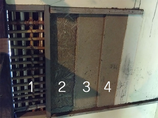 和井田家住宅 壁