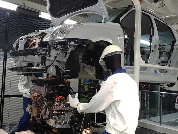 自動車が作られる過程