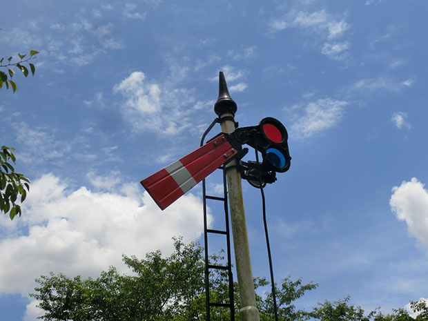 成田ゆめ牧場 電車信号