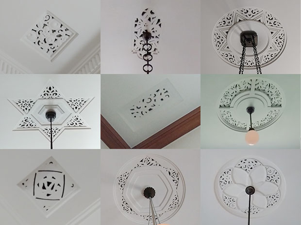 旧朝香宮邸 天井装飾