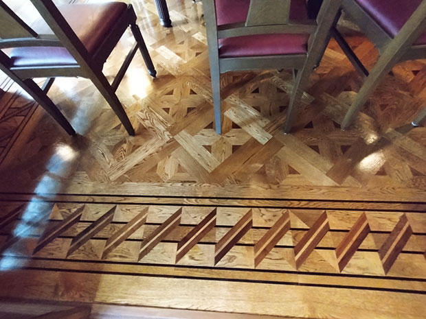 近衛文麿旧宅 食堂 床