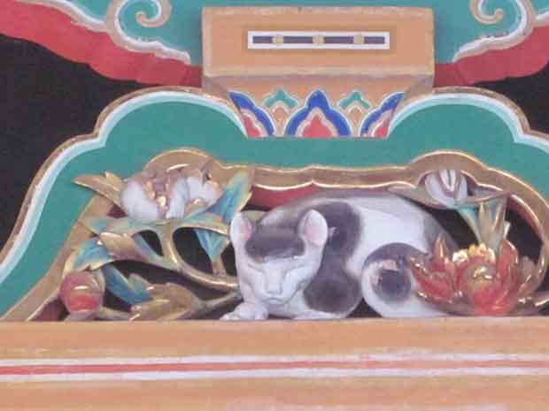 栃木旅行 日光東照宮 眠り猫