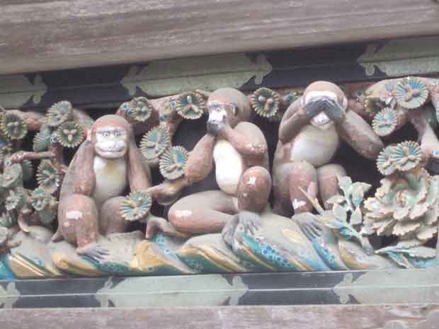 栃木旅行 日光東照宮 三猿