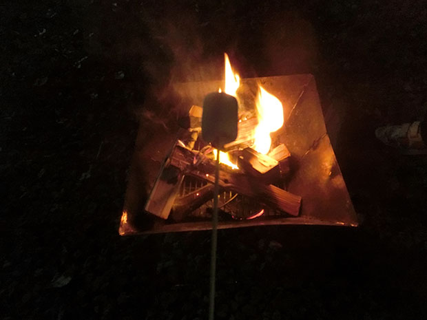 モンゴリア・ビレッジ 焚火