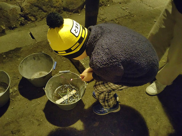 モンゴリア・ビレッジ 手持ち花火