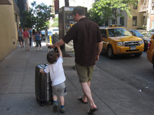ニューヨーク海外旅行 荷物持ちの天使