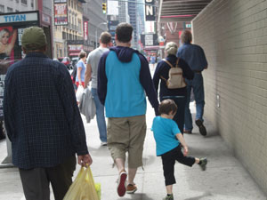 ニューヨーク旅行 お揃いの洋服