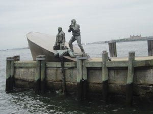 ニューヨーク海外旅行 フェリー乗場