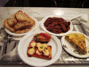 NY海外旅行 スペイン料理のお店