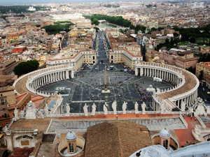 ローマ新婚旅行 クーポラからの眺め