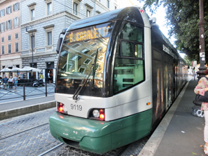 ローマ新婚旅行 イタリアのバス