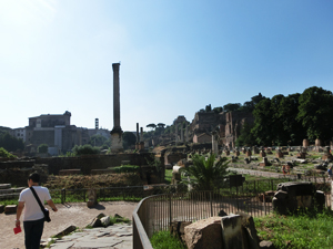 ローマ新婚旅行 フォロ・ロマーノ