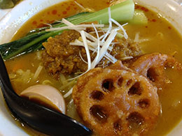 蓮根カレーラーメン