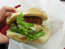 相模湾を眺めるアジなバーガー