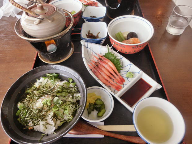 京都散歩 鯛茶づけ